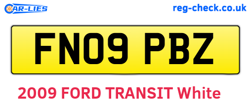 FN09PBZ are the vehicle registration plates.