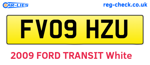 FV09HZU are the vehicle registration plates.