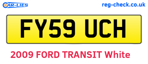 FY59UCH are the vehicle registration plates.