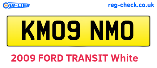 KM09NMO are the vehicle registration plates.