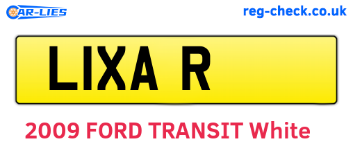 L1XAR are the vehicle registration plates.