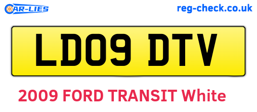 LD09DTV are the vehicle registration plates.
