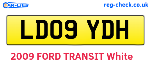 LD09YDH are the vehicle registration plates.