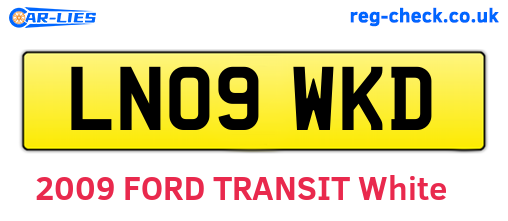 LN09WKD are the vehicle registration plates.