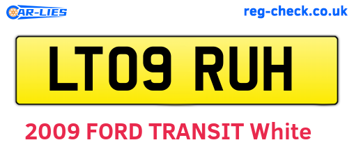 LT09RUH are the vehicle registration plates.