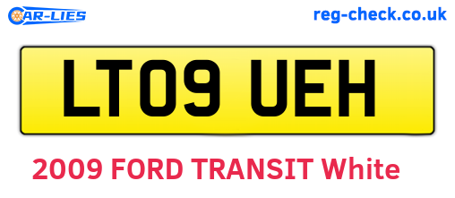 LT09UEH are the vehicle registration plates.