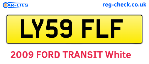 LY59FLF are the vehicle registration plates.