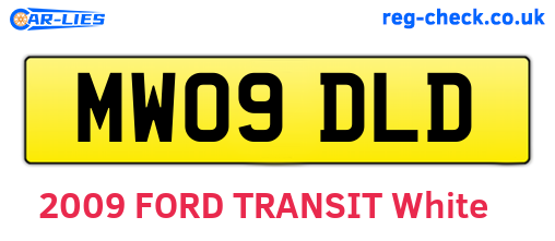 MW09DLD are the vehicle registration plates.