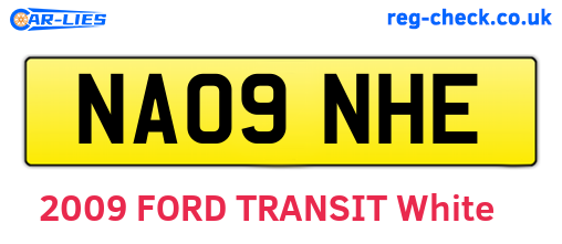 NA09NHE are the vehicle registration plates.