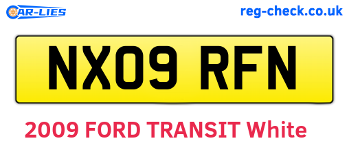 NX09RFN are the vehicle registration plates.