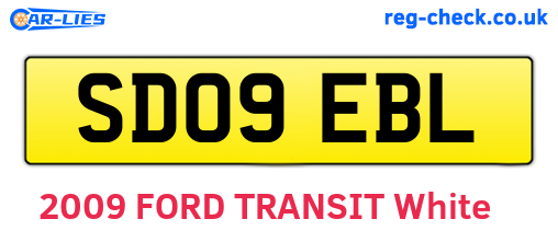 SD09EBL are the vehicle registration plates.