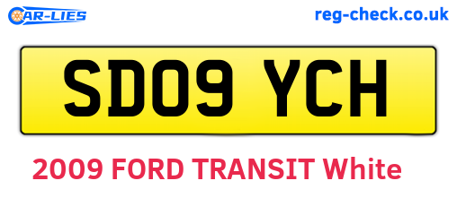 SD09YCH are the vehicle registration plates.