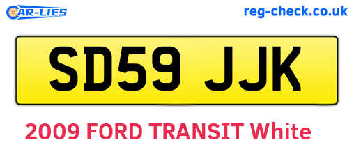 SD59JJK are the vehicle registration plates.