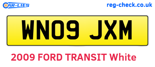 WN09JXM are the vehicle registration plates.