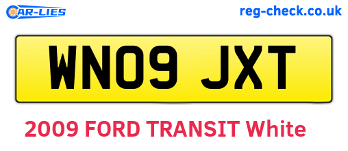 WN09JXT are the vehicle registration plates.