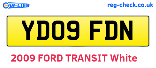 YD09FDN are the vehicle registration plates.