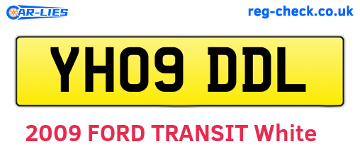 YH09DDL are the vehicle registration plates.