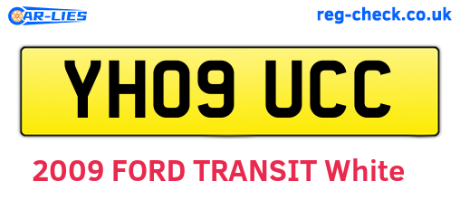 YH09UCC are the vehicle registration plates.