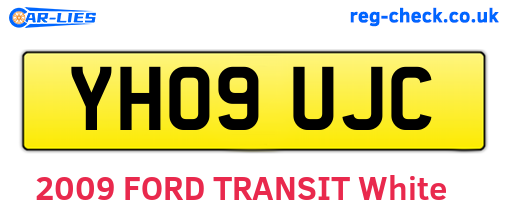 YH09UJC are the vehicle registration plates.