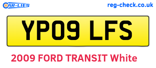 YP09LFS are the vehicle registration plates.