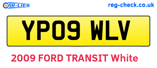 YP09WLV are the vehicle registration plates.