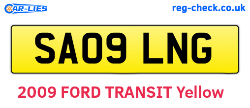 SA09LNG are the vehicle registration plates.