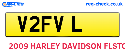 V2FVL are the vehicle registration plates.