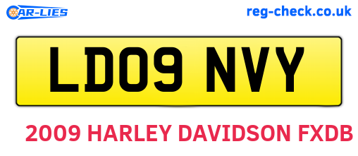 LD09NVY are the vehicle registration plates.