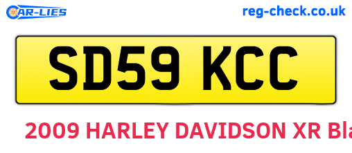 SD59KCC are the vehicle registration plates.
