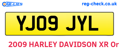 YJ09JYL are the vehicle registration plates.