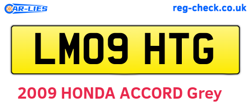 LM09HTG are the vehicle registration plates.