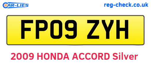 FP09ZYH are the vehicle registration plates.
