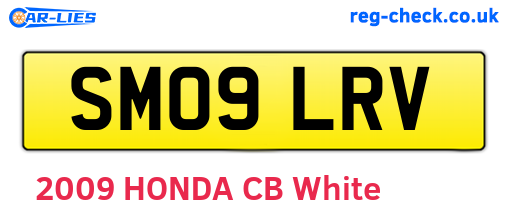 SM09LRV are the vehicle registration plates.