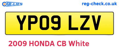 YP09LZV are the vehicle registration plates.