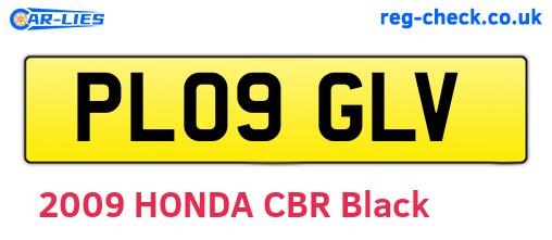 PL09GLV are the vehicle registration plates.