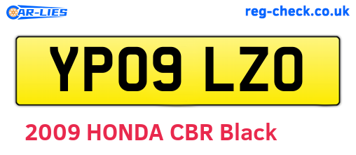 YP09LZO are the vehicle registration plates.