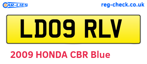 LD09RLV are the vehicle registration plates.