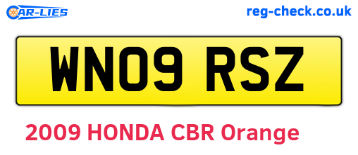 WN09RSZ are the vehicle registration plates.