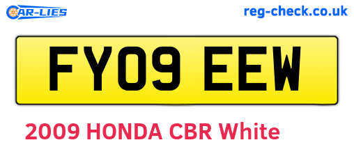 FY09EEW are the vehicle registration plates.