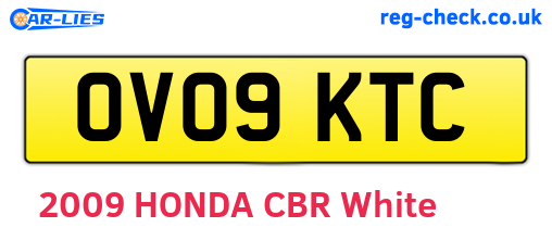 OV09KTC are the vehicle registration plates.
