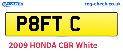 P8FTC are the vehicle registration plates.