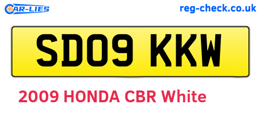 SD09KKW are the vehicle registration plates.