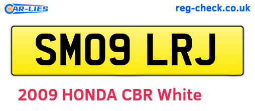 SM09LRJ are the vehicle registration plates.