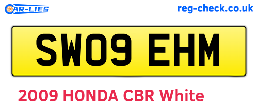 SW09EHM are the vehicle registration plates.