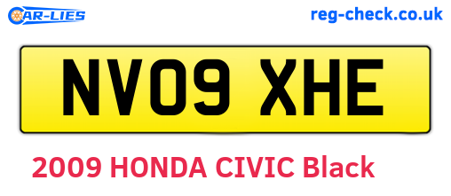 NV09XHE are the vehicle registration plates.