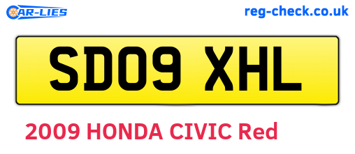 SD09XHL are the vehicle registration plates.