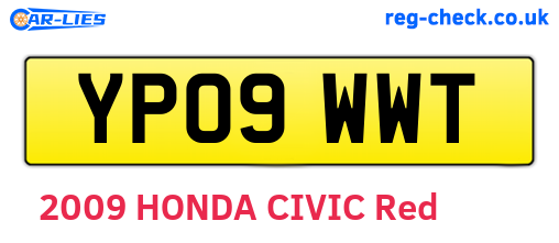 YP09WWT are the vehicle registration plates.
