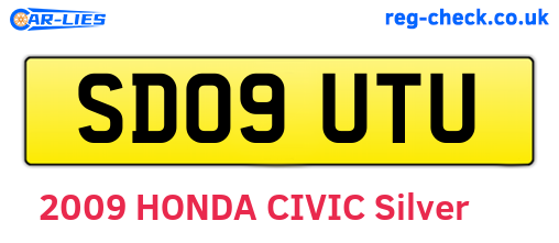SD09UTU are the vehicle registration plates.