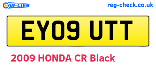 EY09UTT are the vehicle registration plates.