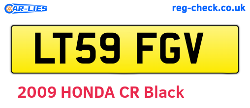 LT59FGV are the vehicle registration plates.